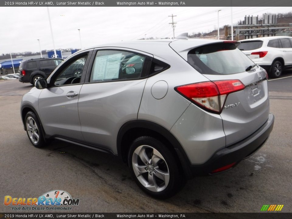 2019 Honda HR-V LX AWD Lunar Silver Metallic / Black Photo #7