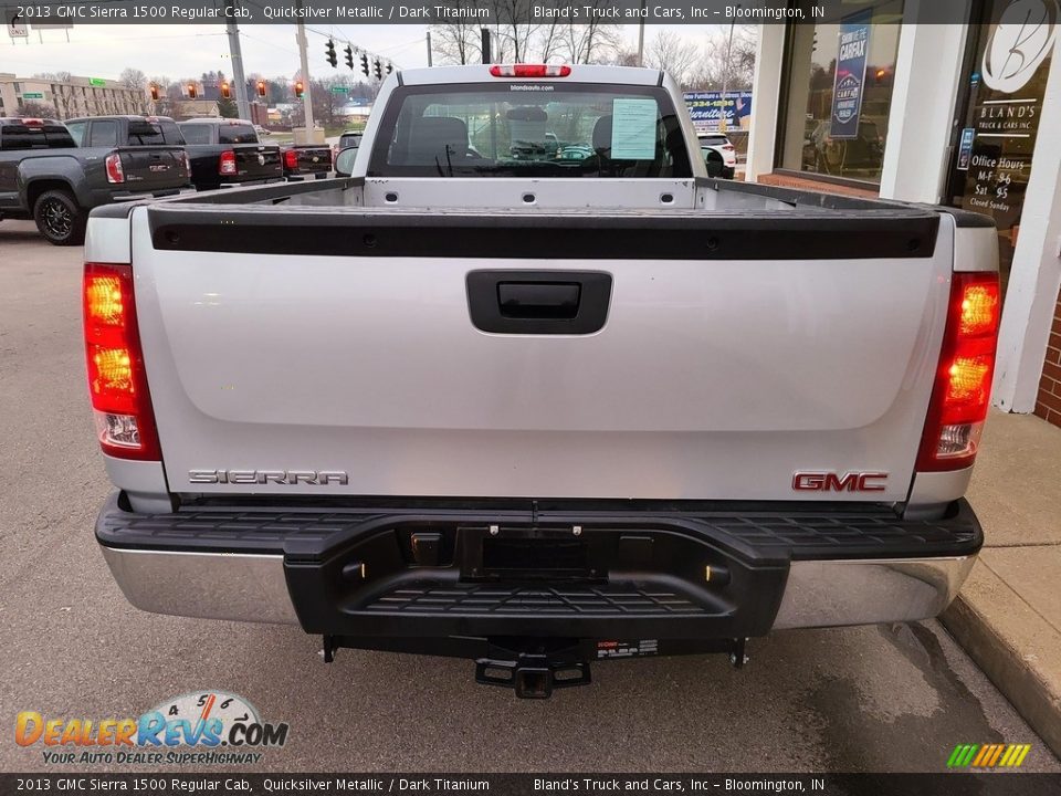 2013 GMC Sierra 1500 Regular Cab Quicksilver Metallic / Dark Titanium Photo #21