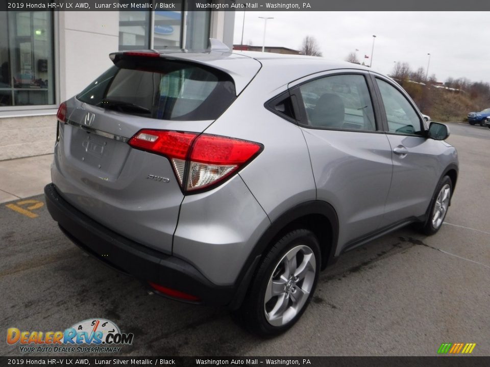2019 Honda HR-V LX AWD Lunar Silver Metallic / Black Photo #9