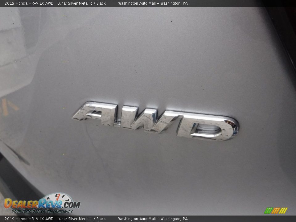 2019 Honda HR-V LX AWD Lunar Silver Metallic / Black Photo #10