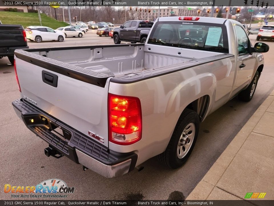 2013 GMC Sierra 1500 Regular Cab Quicksilver Metallic / Dark Titanium Photo #24