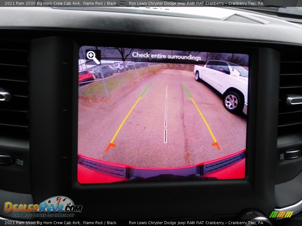 2021 Ram 1500 Big Horn Crew Cab 4x4 Flame Red / Black Photo #17
