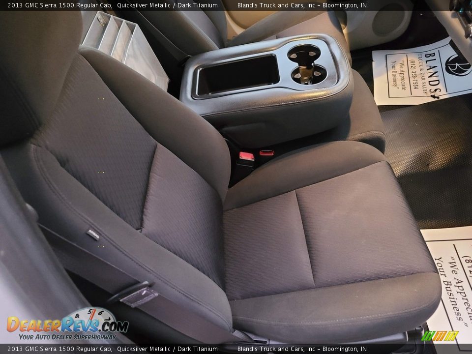 2013 GMC Sierra 1500 Regular Cab Quicksilver Metallic / Dark Titanium Photo #27