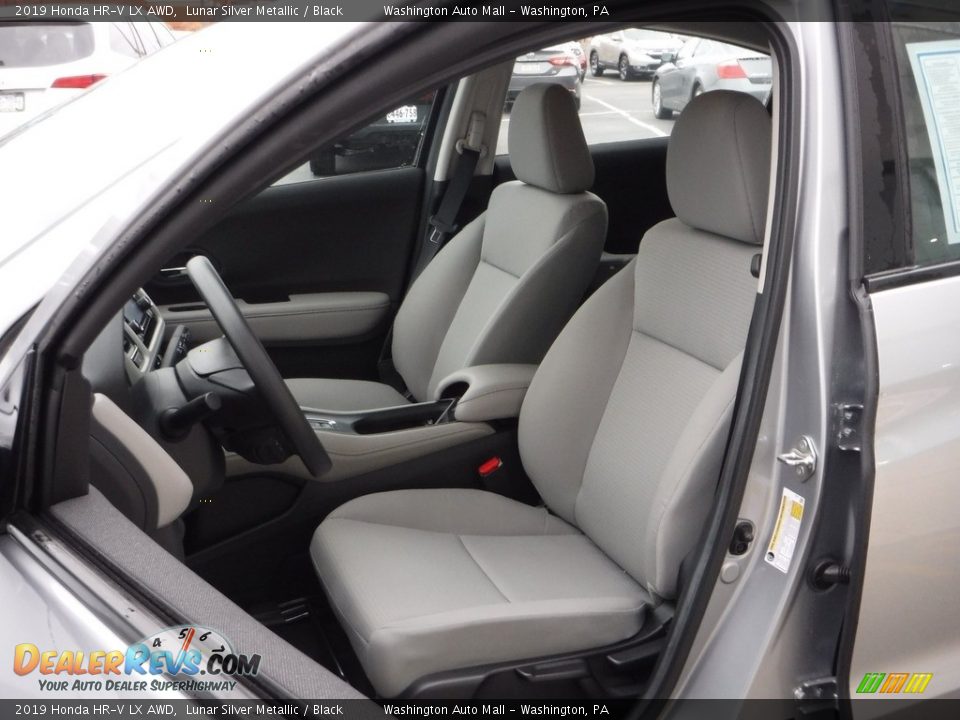 2019 Honda HR-V LX AWD Lunar Silver Metallic / Black Photo #14