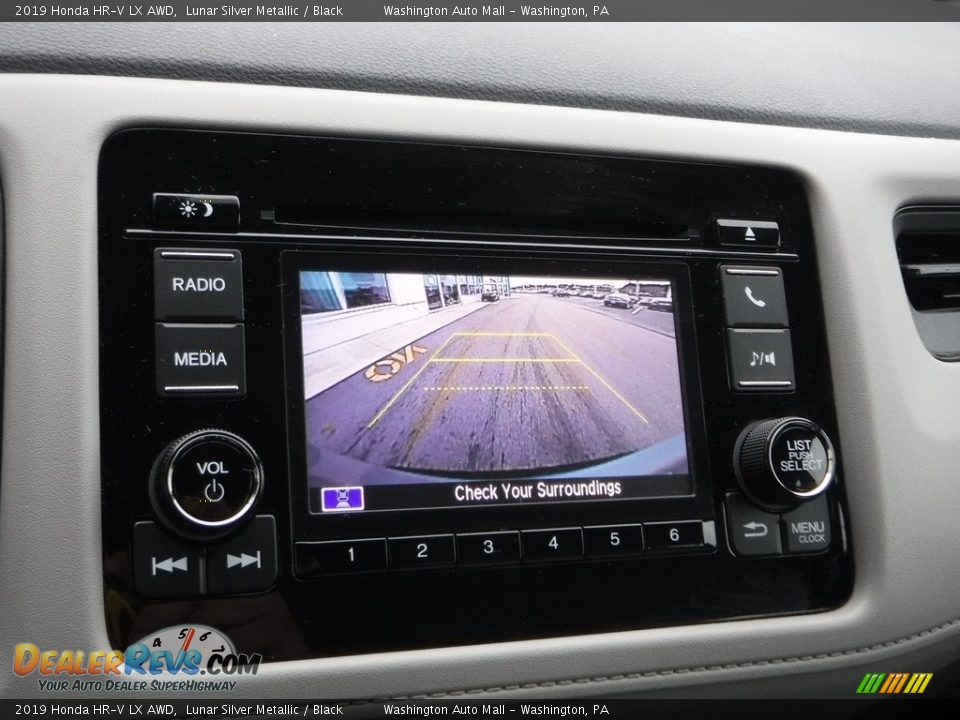 2019 Honda HR-V LX AWD Lunar Silver Metallic / Black Photo #17