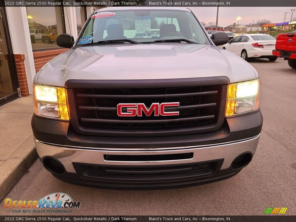 2013 GMC Sierra 1500 Regular Cab Quicksilver Metallic / Dark Titanium Photo #30