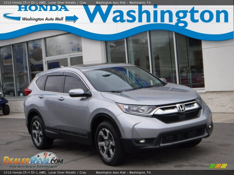 2019 Honda CR-V EX-L AWD Lunar Silver Metallic / Gray Photo #1