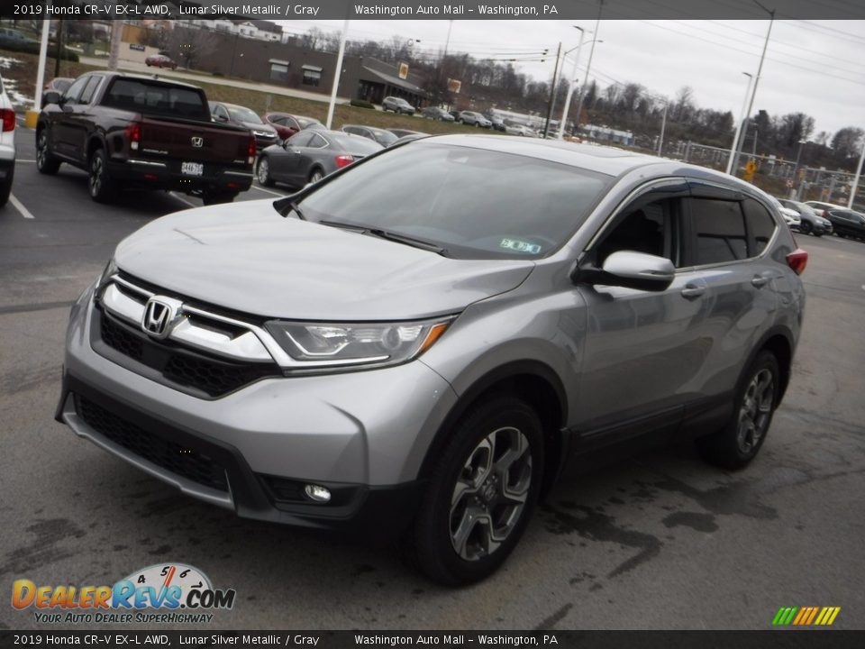 2019 Honda CR-V EX-L AWD Lunar Silver Metallic / Gray Photo #5