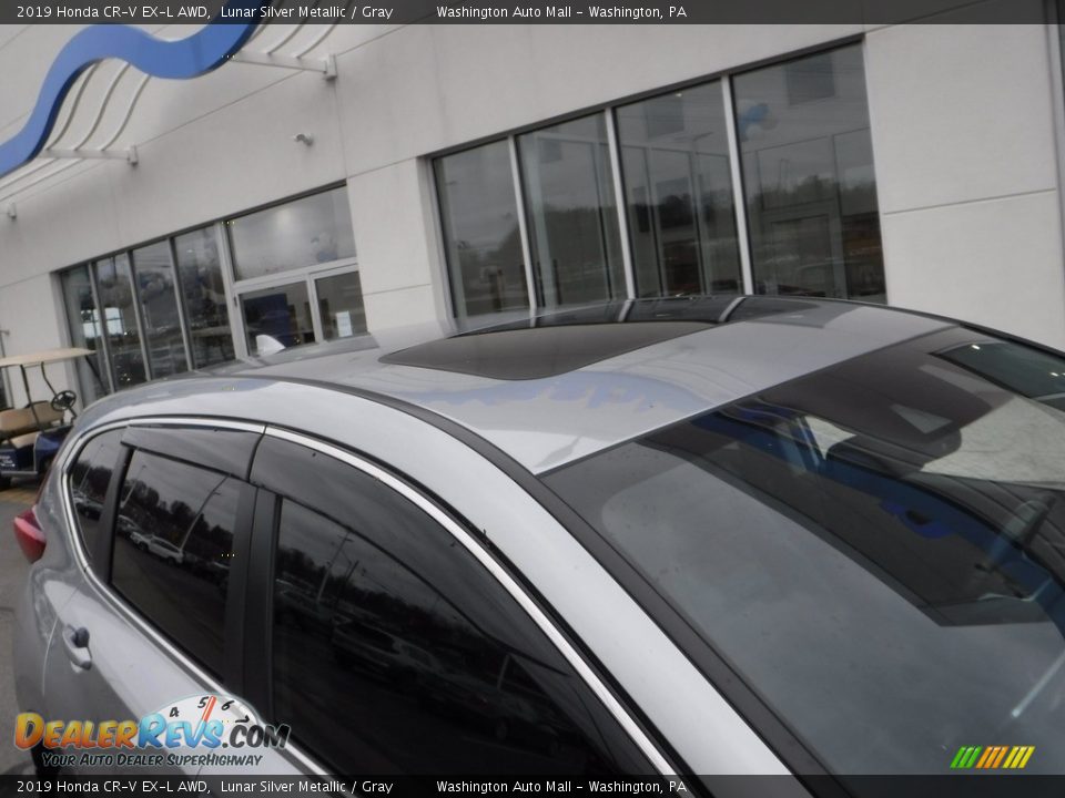 2019 Honda CR-V EX-L AWD Lunar Silver Metallic / Gray Photo #6