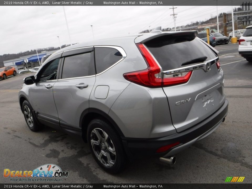 2019 Honda CR-V EX-L AWD Lunar Silver Metallic / Gray Photo #8
