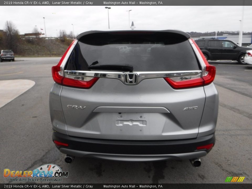 2019 Honda CR-V EX-L AWD Lunar Silver Metallic / Gray Photo #9