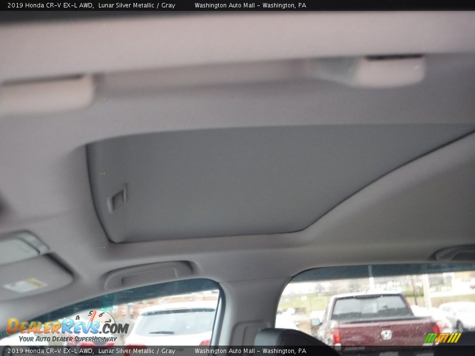 2019 Honda CR-V EX-L AWD Lunar Silver Metallic / Gray Photo #12