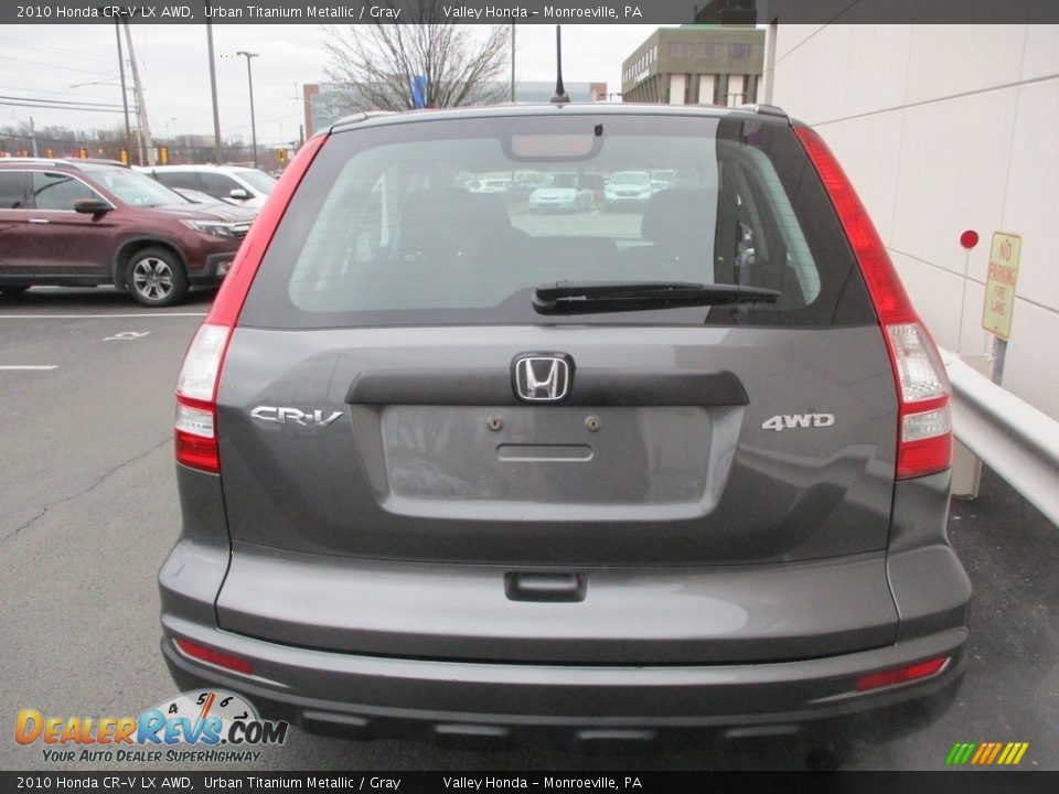 2010 Honda CR-V LX AWD Urban Titanium Metallic / Gray Photo #4