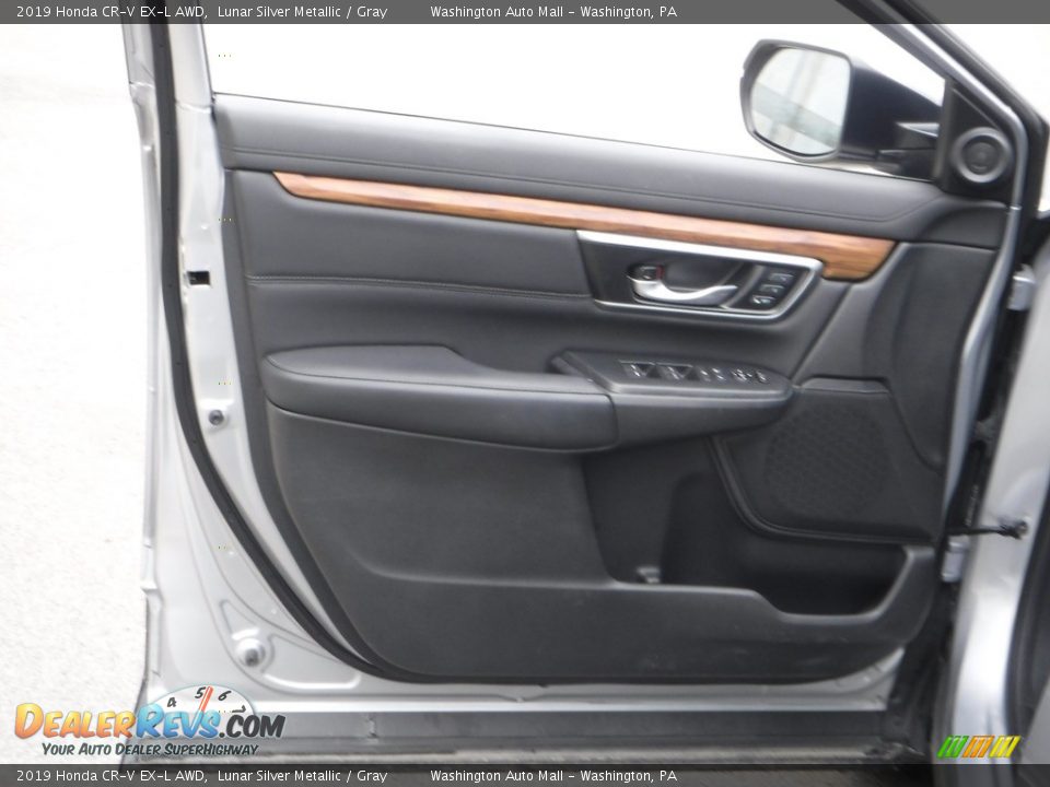 2019 Honda CR-V EX-L AWD Lunar Silver Metallic / Gray Photo #14
