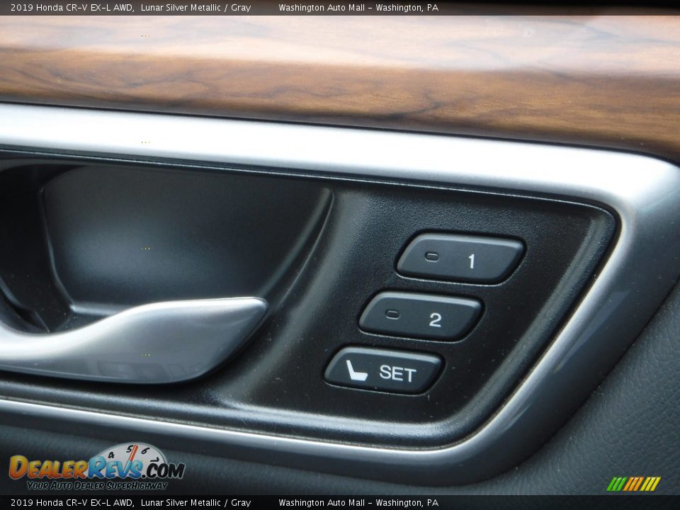 2019 Honda CR-V EX-L AWD Lunar Silver Metallic / Gray Photo #15
