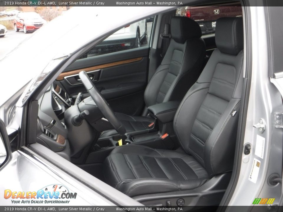 2019 Honda CR-V EX-L AWD Lunar Silver Metallic / Gray Photo #17