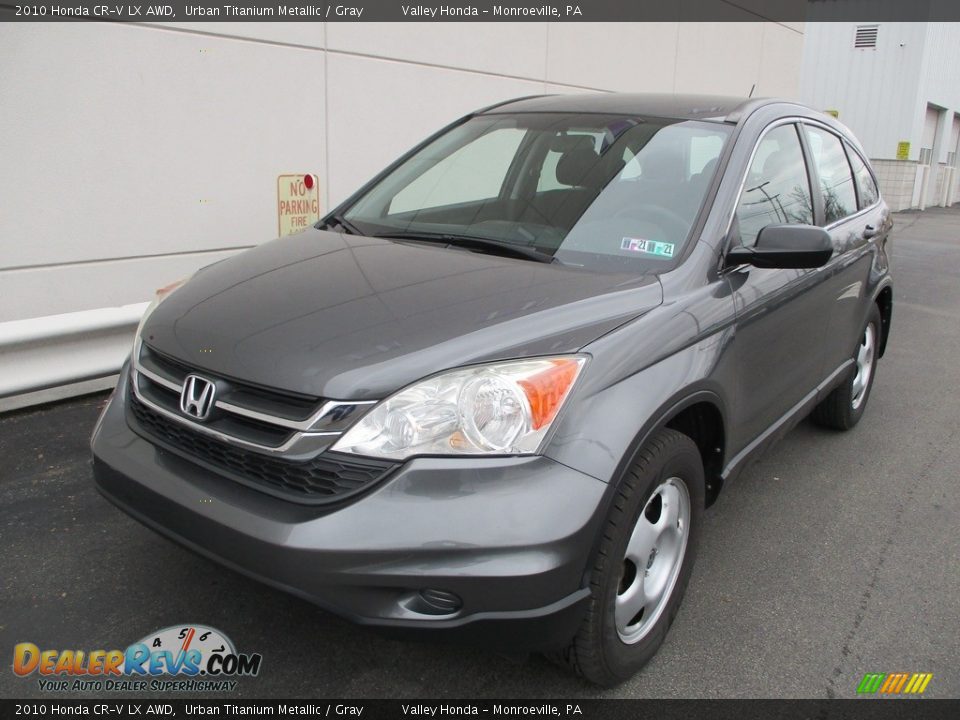 2010 Honda CR-V LX AWD Urban Titanium Metallic / Gray Photo #9