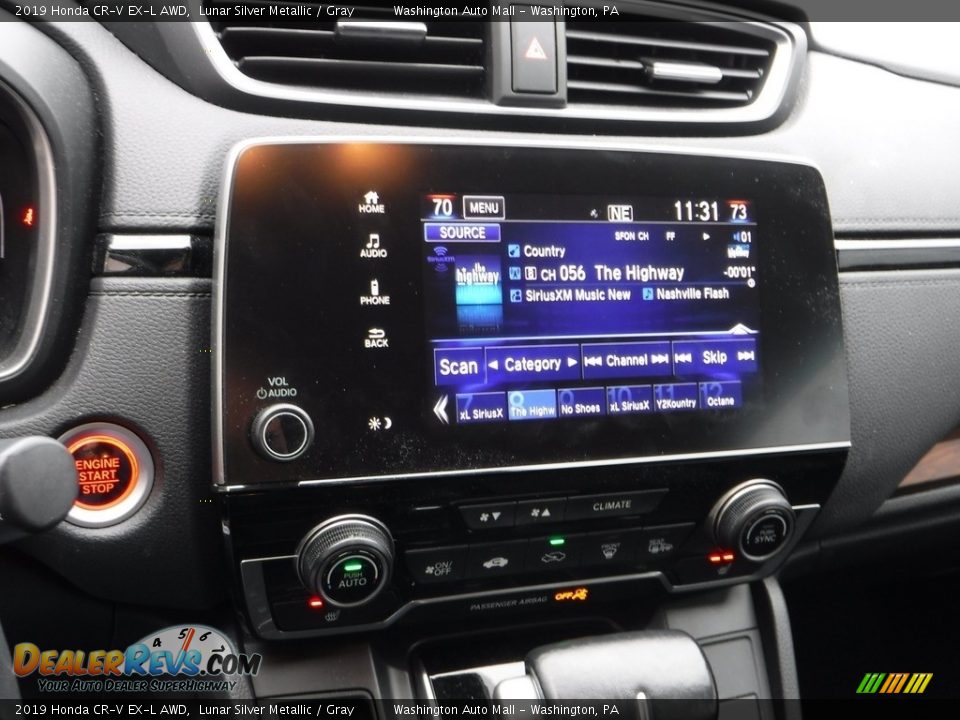 2019 Honda CR-V EX-L AWD Lunar Silver Metallic / Gray Photo #19