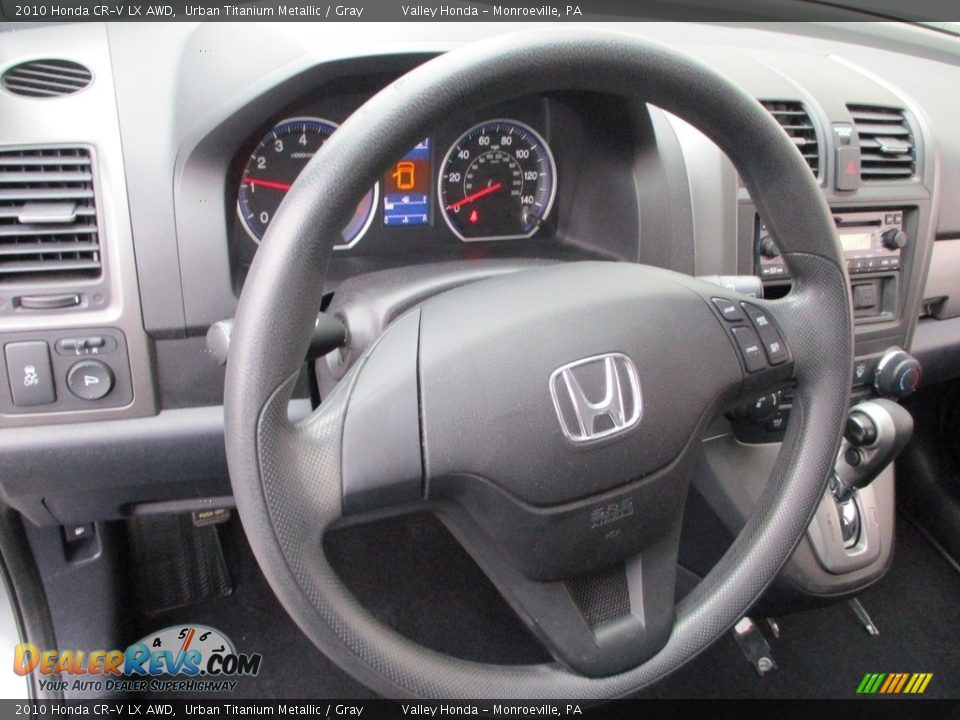 2010 Honda CR-V LX AWD Urban Titanium Metallic / Gray Photo #13