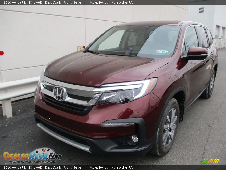 Front 3/4 View of 2020 Honda Pilot EX-L AWD Photo #9