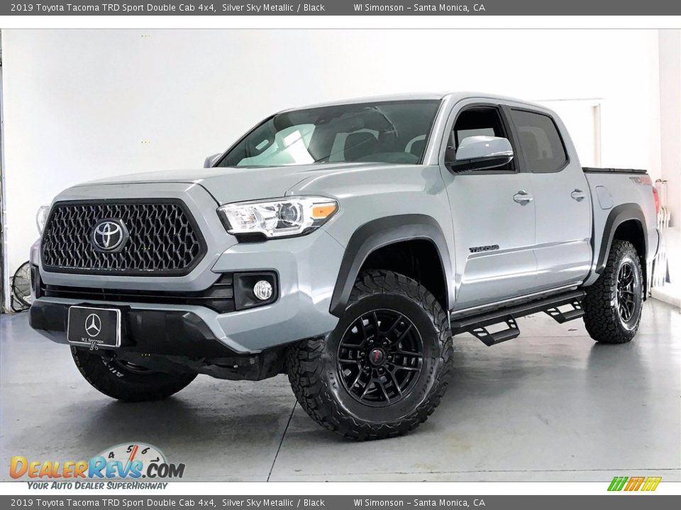 2019 Toyota Tacoma TRD Sport Double Cab 4x4 Silver Sky Metallic / Black Photo #12