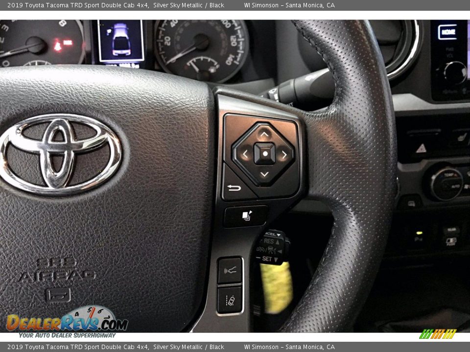 2019 Toyota Tacoma TRD Sport Double Cab 4x4 Silver Sky Metallic / Black Photo #22