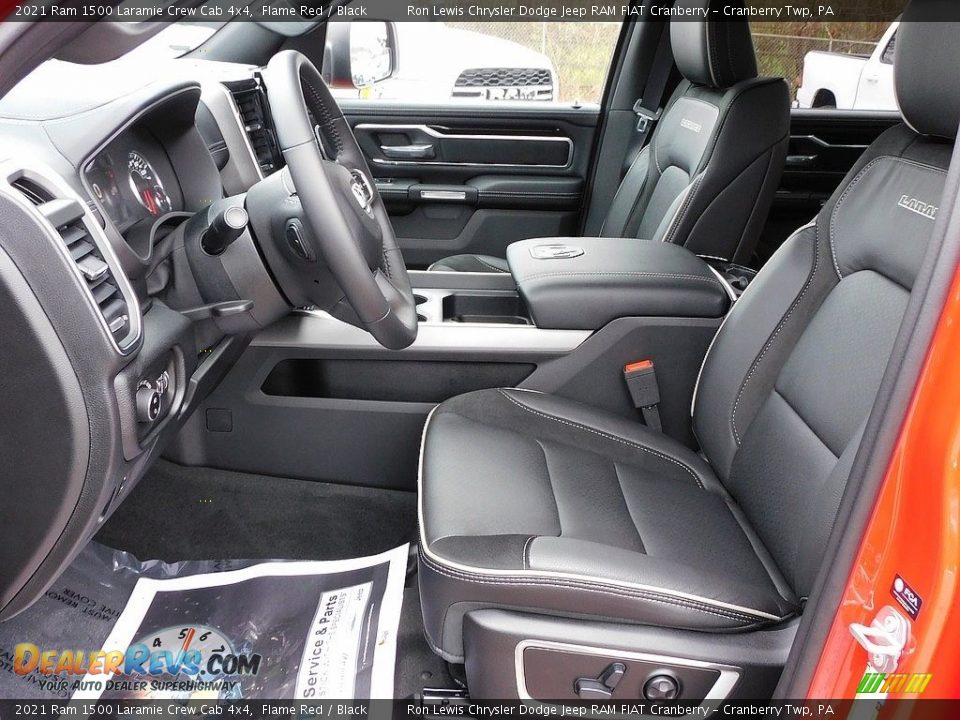 Front Seat of 2021 Ram 1500 Laramie Crew Cab 4x4 Photo #11