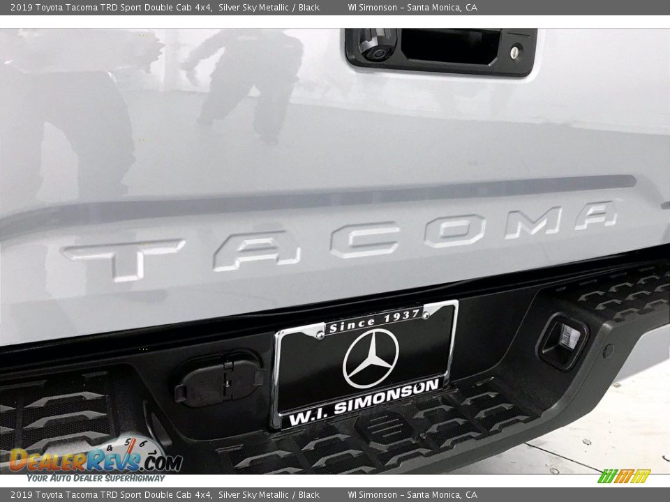 2019 Toyota Tacoma TRD Sport Double Cab 4x4 Silver Sky Metallic / Black Photo #30