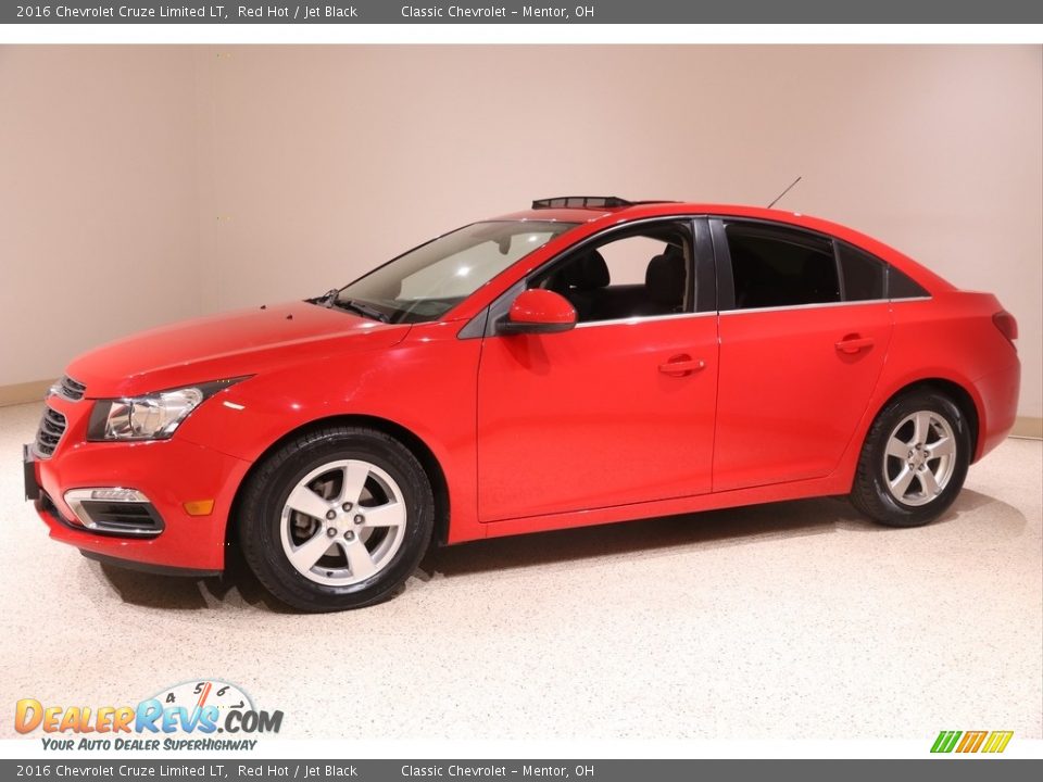 2016 Chevrolet Cruze Limited LT Red Hot / Jet Black Photo #3