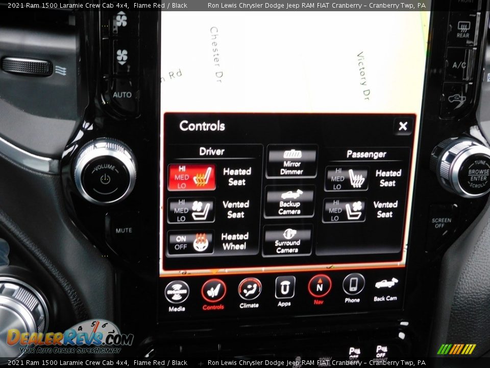 2021 Ram 1500 Laramie Crew Cab 4x4 Flame Red / Black Photo #16