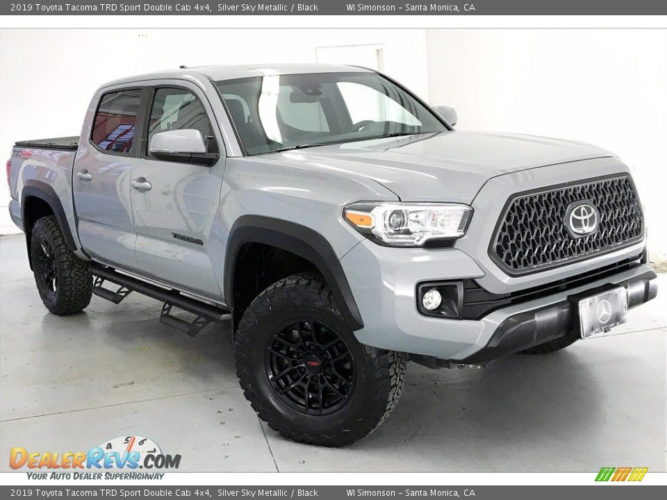 2019 Toyota Tacoma TRD Sport Double Cab 4x4 Silver Sky Metallic / Black Photo #33