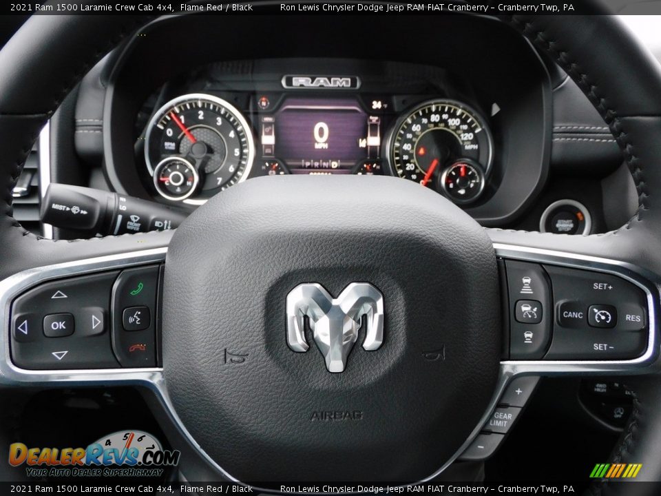 2021 Ram 1500 Laramie Crew Cab 4x4 Flame Red / Black Photo #19