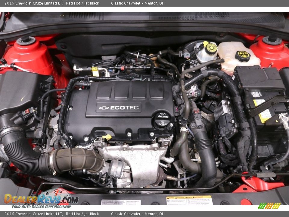 2016 Chevrolet Cruze Limited LT Red Hot / Jet Black Photo #17