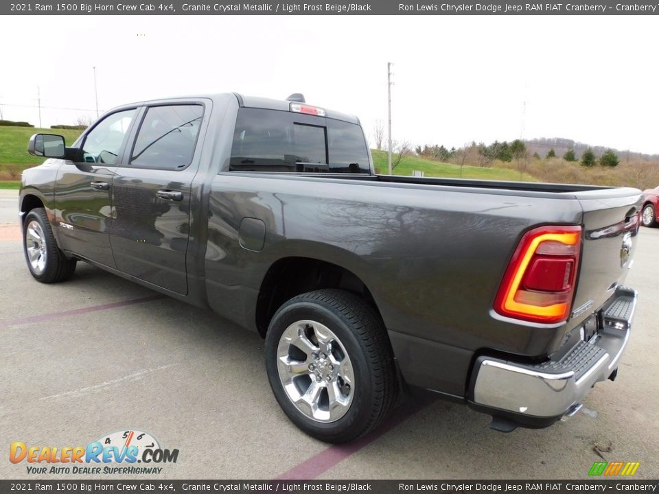 2021 Ram 1500 Big Horn Crew Cab 4x4 Granite Crystal Metallic / Light Frost Beige/Black Photo #8