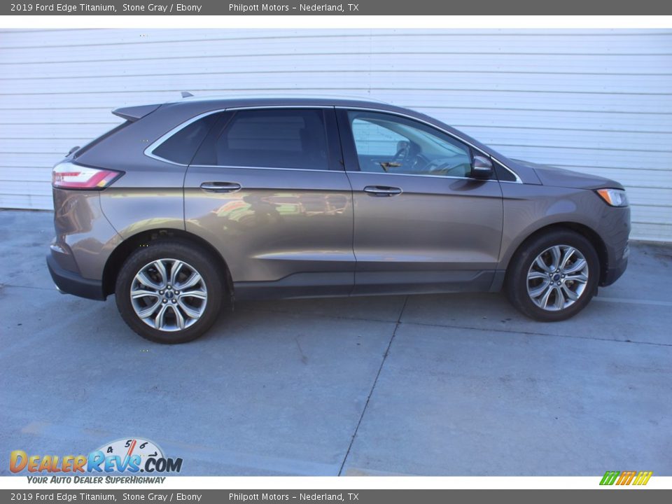 Stone Gray 2019 Ford Edge Titanium Photo #13