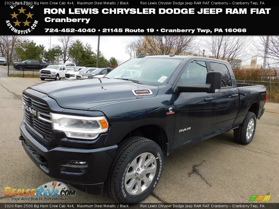 2020 Ram 2500 Big Horn Crew Cab 4x4 Maximum Steel Metallic / Black Photo #1