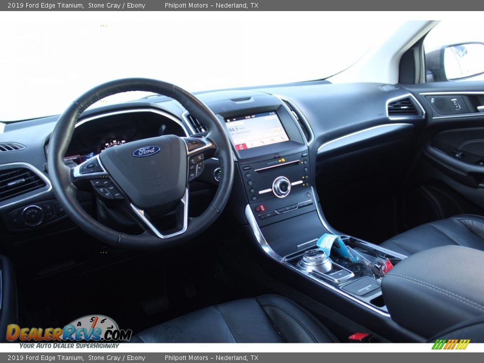 Front Seat of 2019 Ford Edge Titanium Photo #26