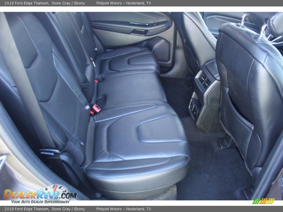 Rear Seat of 2019 Ford Edge Titanium Photo #31