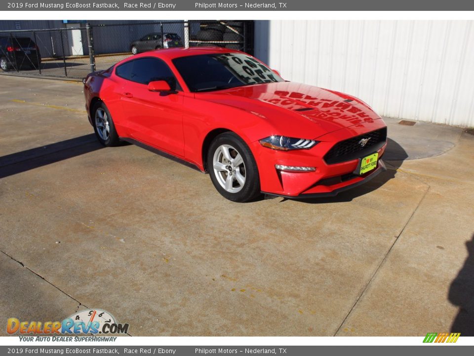 2019 Ford Mustang EcoBoost Fastback Race Red / Ebony Photo #2