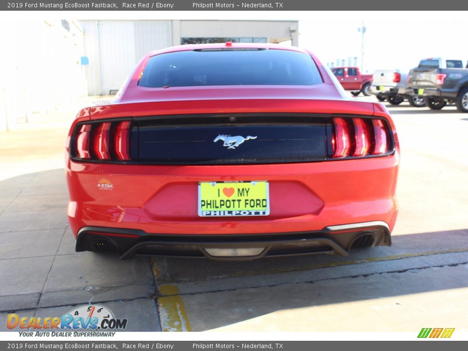 2019 Ford Mustang EcoBoost Fastback Race Red / Ebony Photo #8