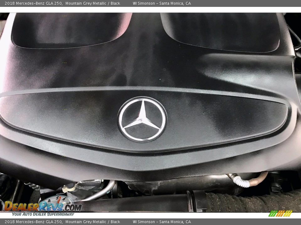 2018 Mercedes-Benz GLA 250 Mountain Grey Metallic / Black Photo #32