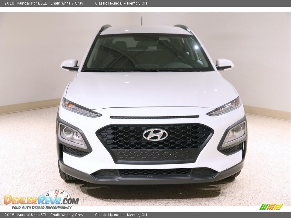 2018 Hyundai Kona SEL Chalk White / Gray Photo #2
