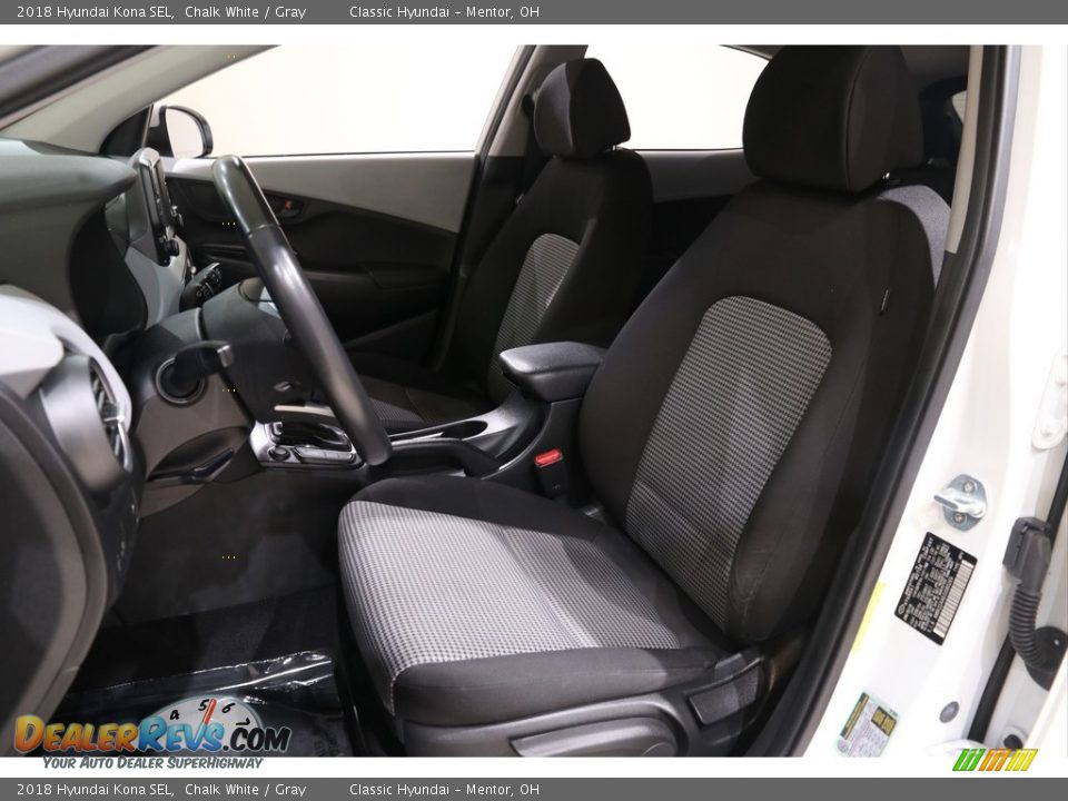 Front Seat of 2018 Hyundai Kona SEL Photo #5