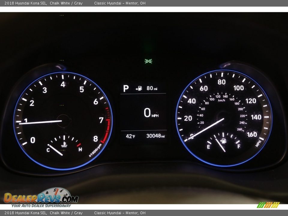 2018 Hyundai Kona SEL Gauges Photo #8