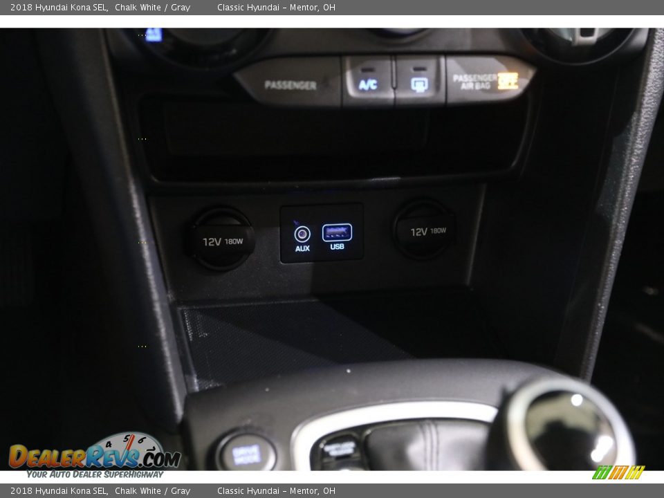 2018 Hyundai Kona SEL Chalk White / Gray Photo #12