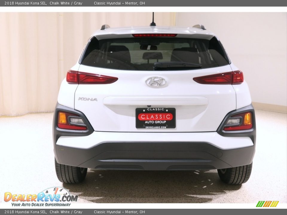 2018 Hyundai Kona SEL Chalk White / Gray Photo #17