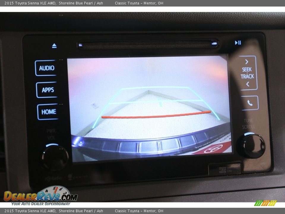 2015 Toyota Sienna XLE AWD Shoreline Blue Pearl / Ash Photo #13