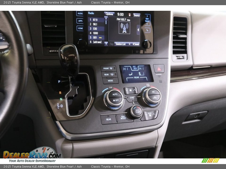 2015 Toyota Sienna XLE AWD Shoreline Blue Pearl / Ash Photo #14