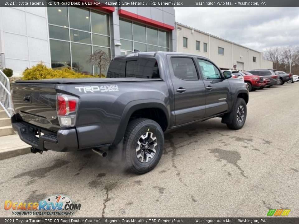 2021 Toyota Tacoma TRD Off Road Double Cab 4x4 Magnetic Gray Metallic / TRD Cement/Black Photo #13