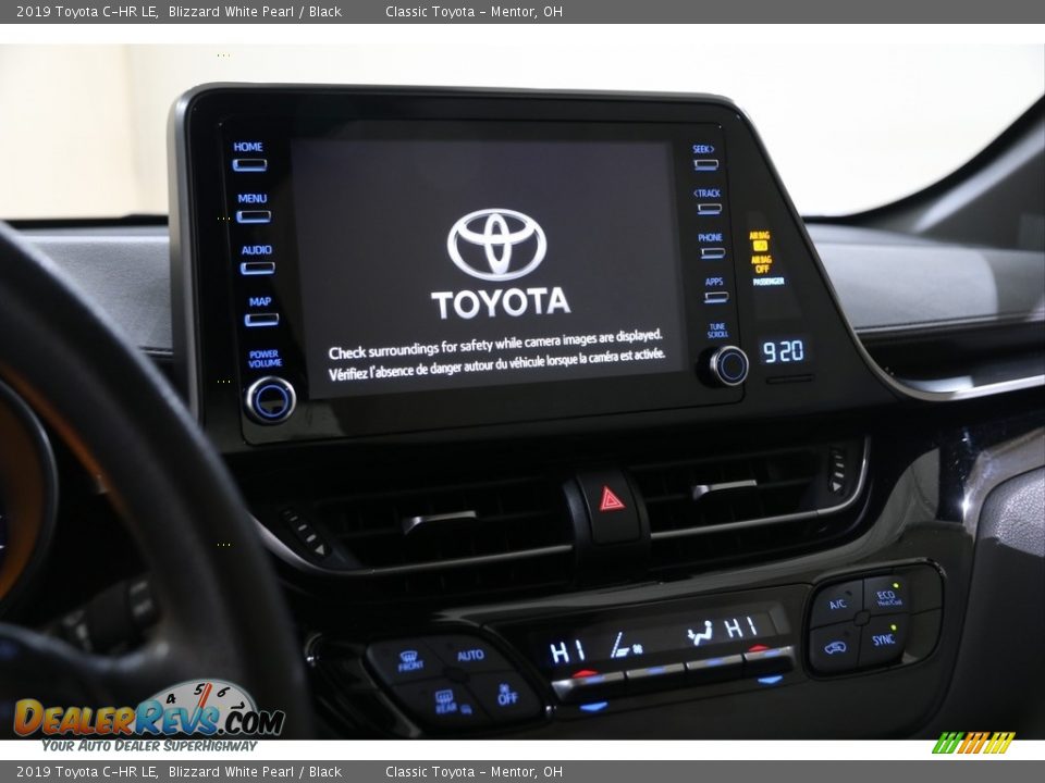 2019 Toyota C-HR LE Blizzard White Pearl / Black Photo #8